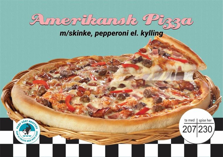 Amerikansk pizza